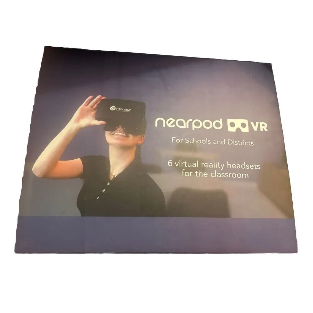 Box Of 6 Nearpod Virtual Reality Headsets . VR‎ Adventure For School Classroom.